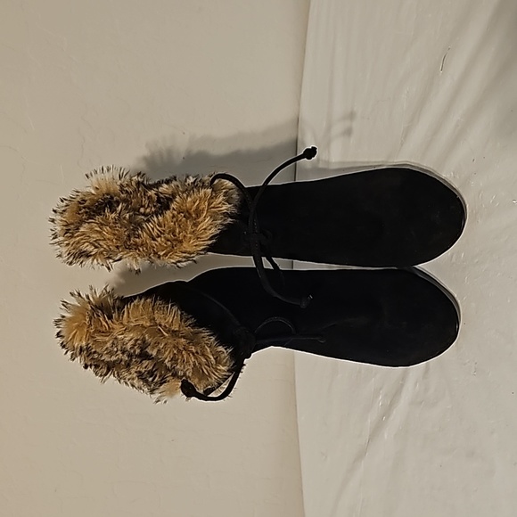 Nine West Black Suede Bootie - Picture 2 of 4